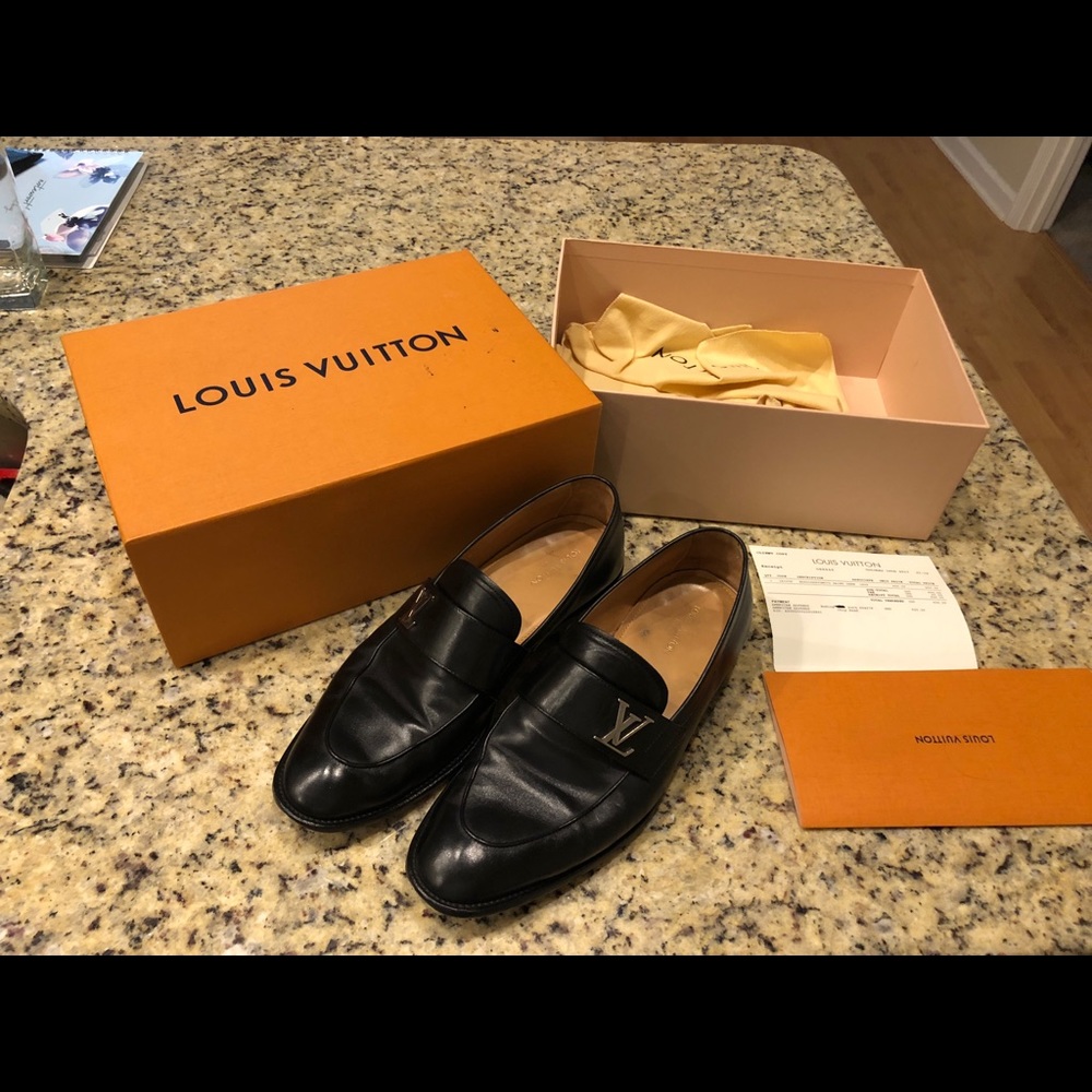 Louis Vuitton Saint Germain loafers.